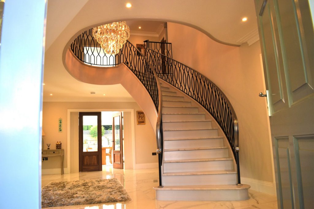 Stunning spiral staircase at a property in Beaconsfield.